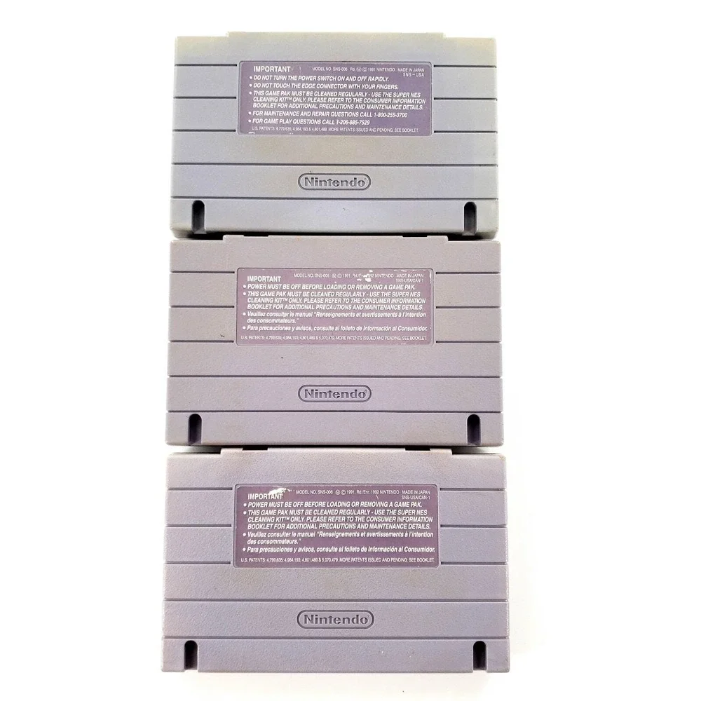 Super Nintendo Games Lot Of 3 Baseball Simulator, Nigel Mansell, College Footbal